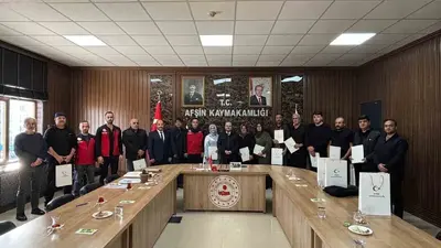 Afşin’de modern sulama eğitimi tamamlandı