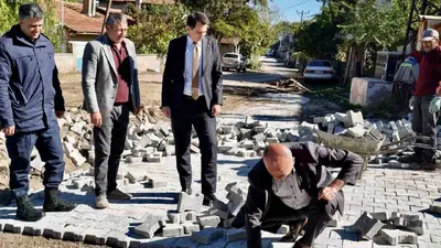 Hisarcık Kaymakamı Atam, 5 köydeki çalışmaları yerinde inceledi