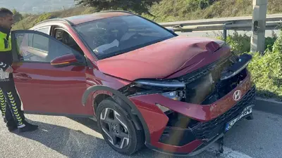 İlkadım’da otomobiller çarpıştı