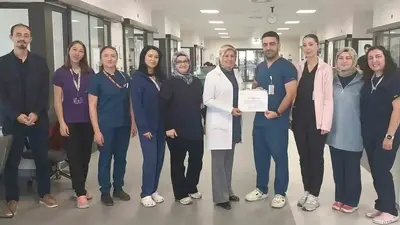 Kütahya Şehir Hastanesi’nde el hijyeni teşekkürünü Dahiliye Yoğun Bakım Ünitesi aldı