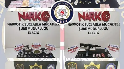 Elazığ’da uyuşturucu operasyonu: 8 şüpheli tutuklandı