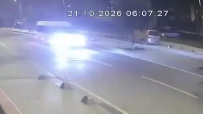Arnavutköy’de 9 kişinin yaralandığı kazanın görüntüleri ortaya çıktı