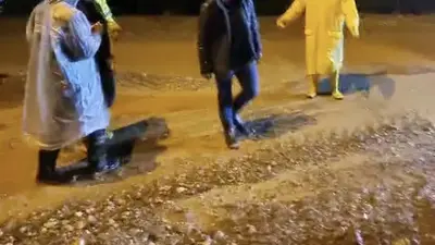 Tut’ta şiddetli yağış sele neden oldu