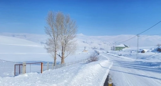 Ağrı&rsquo;da kar manzarası g&ouml;rsel ş&ouml;len oluşturdu
