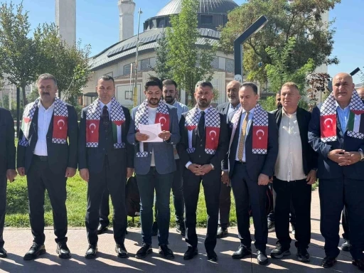 Ağrı’da &quot;Boş Sıralar&quot; etkinliğiyle Gazze’deki çocuklara dikkat çekildi
