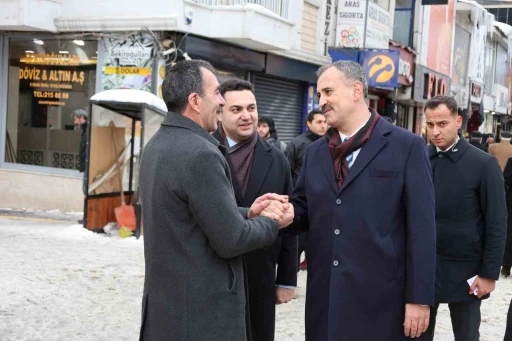 Ağrı Valisi Bozkurt&rsquo;tan hastane ve esnaf ziyareti
