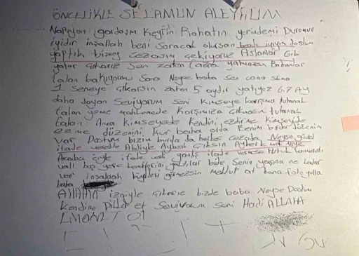 Ahmet Minguzzi’nin katil zanlısının mektubu ortaya çıktı: &quot;Aslanlar gibi yatar çıkarız&quot;
