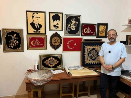 Ahşaba sanatla hayat veriyor: 12 yıllık naht tutkusu
