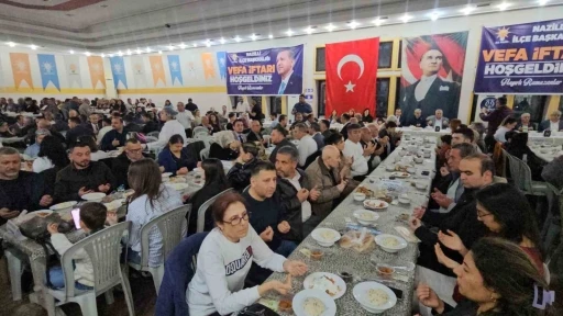 AK Parti Nazilli vefa iftarında buluştu
