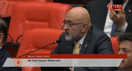 AK Partili Cıngı&rsquo;dan TBMM&rsquo;de tescilli pastırma a&ccedil;ıklaması: "Hayırlı olsun"
