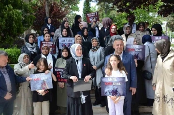 AK Partili kadınlar Gazzeli anneler için seslendi
