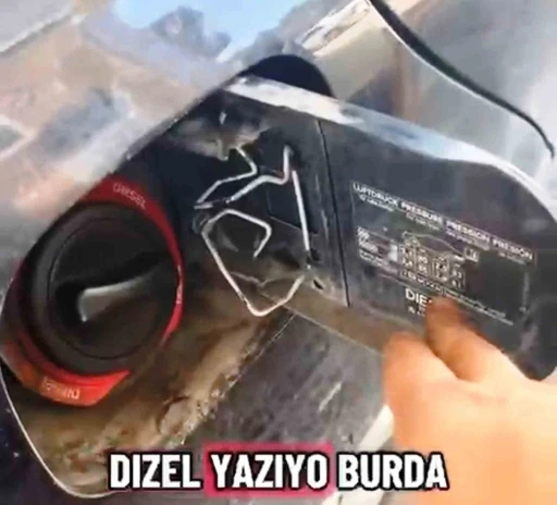 Akaryakıt istasyonunda sürücüye şok: Dizel araca benzin koydular
