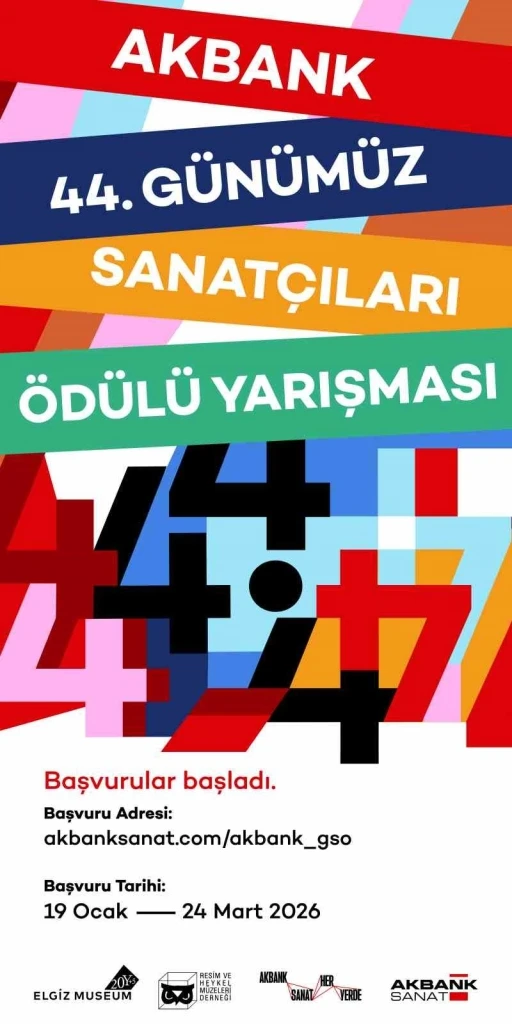 Akbank 44. G&uuml;n&uuml;m&uuml;z Sanat&ccedil;ıları &Ouml;d&uuml;l&uuml; Yarışması i&ccedil;in başvurular başladı
