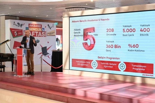 Akbank Gen&ccedil;lik Akademisi 5 yılda yaklaşık 360 bin gence ulaştı
