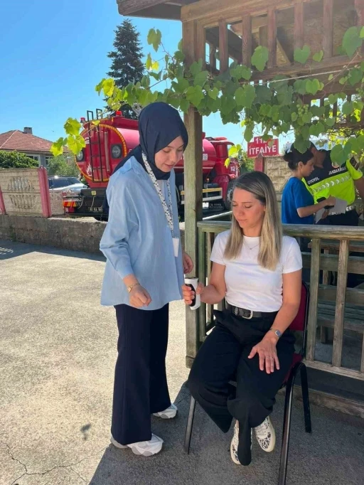 Ak&ccedil;akoca&rsquo;da vatandaşların hareket yaşı &ouml;l&ccedil;&uuml;ld&uuml;
