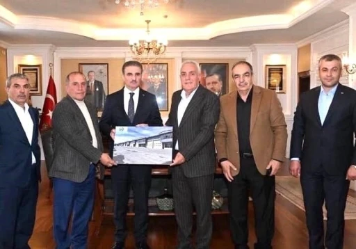 Akdağ Sanayi Yapı Kooperatifi&rsquo;nden Vali Aydın Baruş&rsquo;a ziyaret
