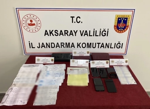 Aksaray&rsquo;da tefeci operasyonu: 3 tutuklama
