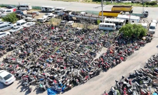 Aksaray’da usulsüz 3 bin motosiklet trafikten men edildi
