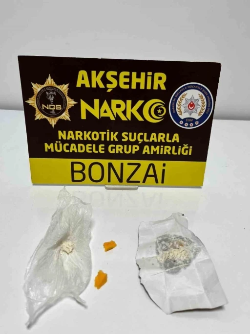 Akşehir&rsquo;de uyuşturucu operasyonu: 1 tutuklama
