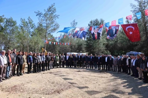Aksu&rsquo;da Sahipsiz Hayvan Bakımevi ve Doğal Yaşam Alanı&rsquo;nın temeli atıldı
