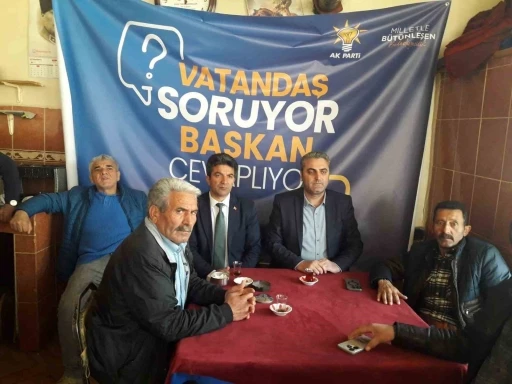 Akyaka’da vatandaş sordu, başkan cevapladı

