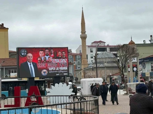 Alaca&rsquo;dan &Ccedil;orum FK&rsquo;ye S&uuml;per Lig yolunda billboardlu destek
