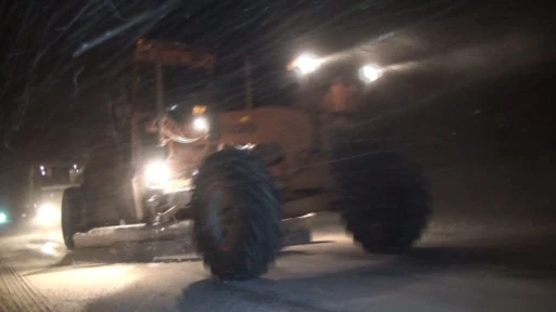 Alacabel&rsquo;de şiddetli yağmur kar yağışına d&ouml;nd&uuml;
