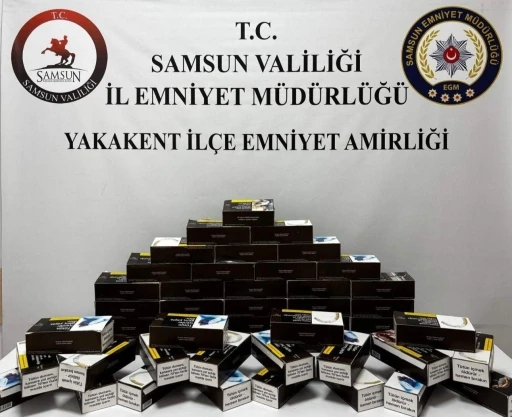 Ala&ccedil;am ve Yakakent&rsquo;te ka&ccedil;ak makaron operasyonu
