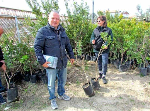 Ala&ccedil;atı&rsquo;da "Her Bah&ccedil;eye Bir Sakız Ağacı" seferberliği
