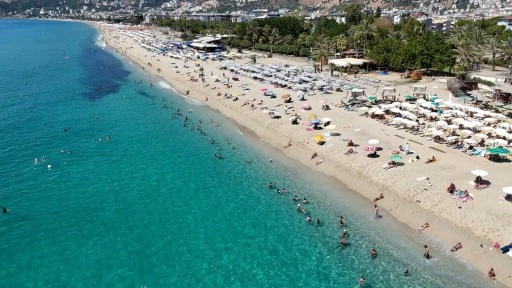 Plajlar  eylül ayında doldu