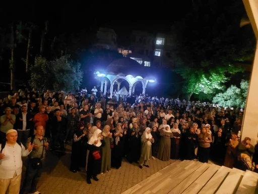 Alanya’da hacı adayları kutsal topraklara dualar ile uğurlandı
