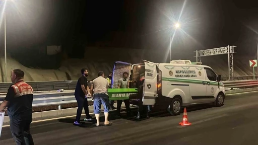 Alanya&rsquo;da motosiklet bariyerlere &ccedil;arptı, s&uuml;r&uuml;c&uuml; hayatını kaybetti
