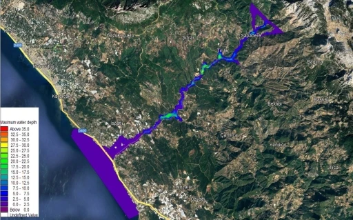 Alanya ve çevresindeki derelerde taşkın riskleri ölçüldü
