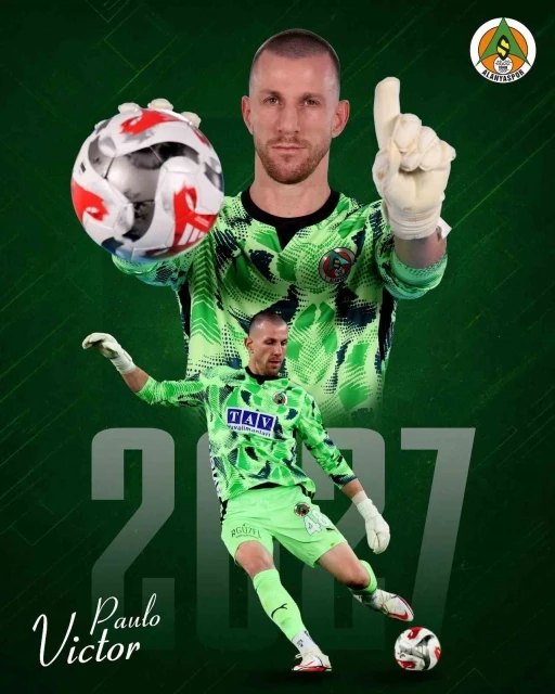 Alanyaspor&rsquo;da Paulo Victor&rsquo;un s&ouml;zleşmesi 1 yıl uzatıldı
