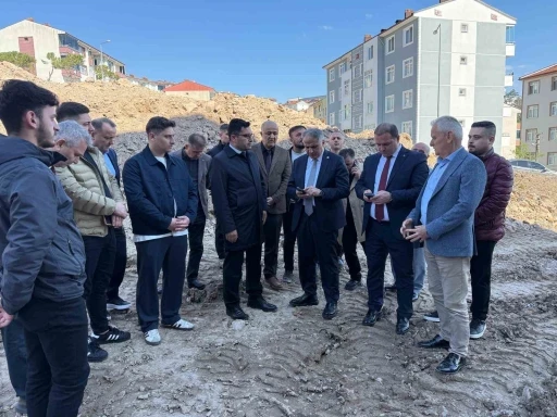 Alaplı&rsquo;daki İmam Hatip Ortaokulu İnşaatında Denetim Ger&ccedil;ekleştirdiler
