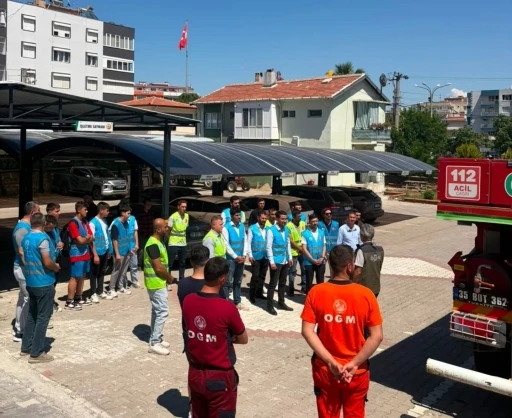 Aliağa &Uuml;lk&uuml; Ocakları&rsquo;na uygulamalı orman yangınları eğitimi
