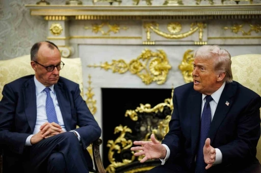 Almanya Başbakanı Merz, Beyaz Saray&rsquo;da Trump ile bir araya geldi
