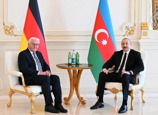 Almanya Cumhurbaşkanı Steinmeier, Aliyev ile görüştü
