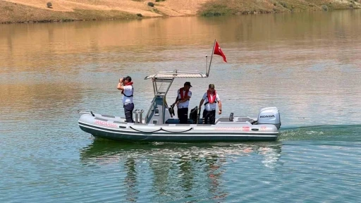 Alparslan-2 Barajı&rsquo;nda g&uuml;venlik ve ka&ccedil;ak avcılık denetimi
