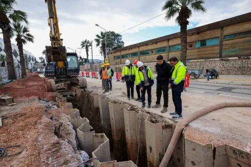 Alsancak&rsquo;ta dev altyapı &ccedil;alışması
