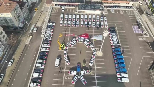 Amasya’da emniyet ve jandarma teşkilatına 71 yeni araç
