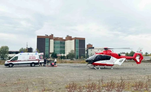 Ambulans helikopter kalp pili ihtiyacı olan hastaya umut oldu
