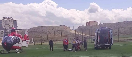 Ambulans helikopter Malatya’da 2 hasta için havalandı
