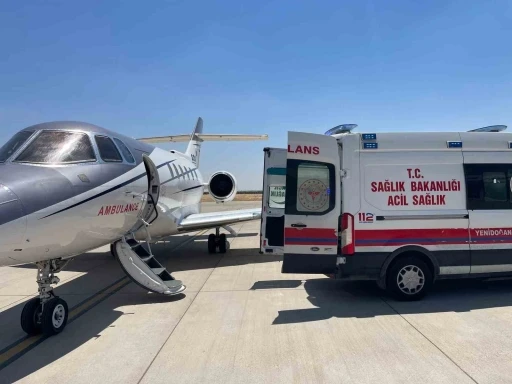 Ambulans u&ccedil;ak 14 g&uuml;nl&uuml;k bebek i&ccedil;in Mardin&rsquo;den havalandı
