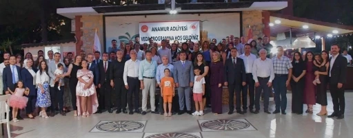Anamur Adliyesinde g&ouml;rev yeri değişen yargı mensuplarına veda programı
