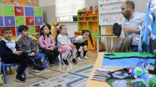 Anaokulu &ouml;ğrencileri &ccedil;evre bilinci projesiyle erken yaşta tasarruf &ouml;ğreniyor
