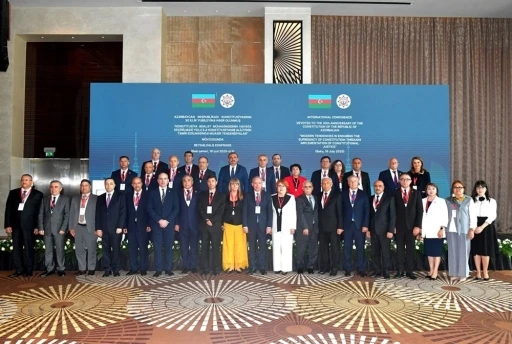 Anayasa Mahkemesi Başkanı Özkaya, Azerbaycan’da uluslararası konferansa katıldı
