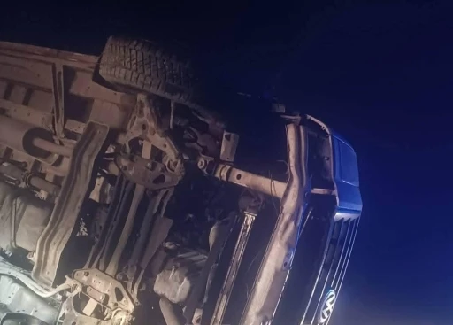 Ankara’da işçi servisi devrildi: 14 yaralı
