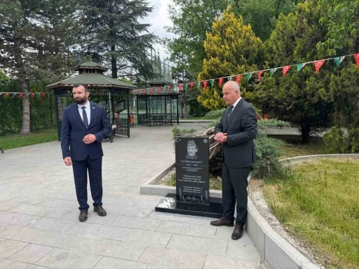 Ankara&rsquo;da &lsquo;Şehit Cahar Dudayev Anıtı&rsquo; t&ouml;renle a&ccedil;ıldı
