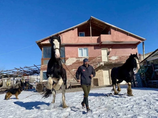 Ankara&rsquo;da sıra dışı yaşam: Onlarca hayvanla ortak hayat kurdu
